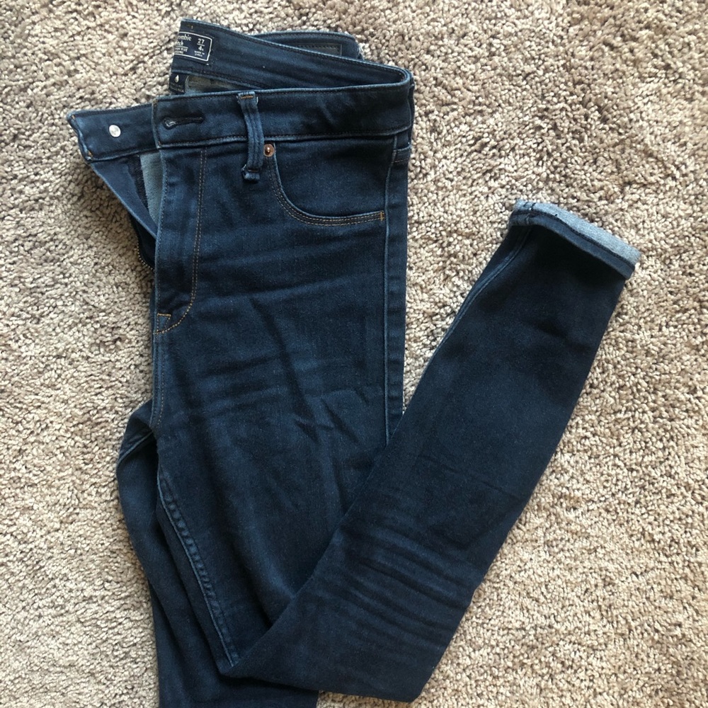 Abercrombie high rise jeggings